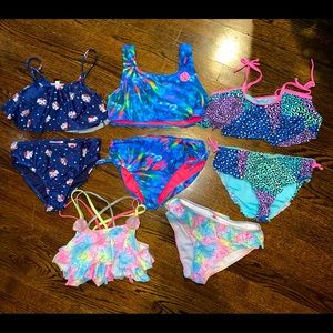 Girls swimsuit Lot